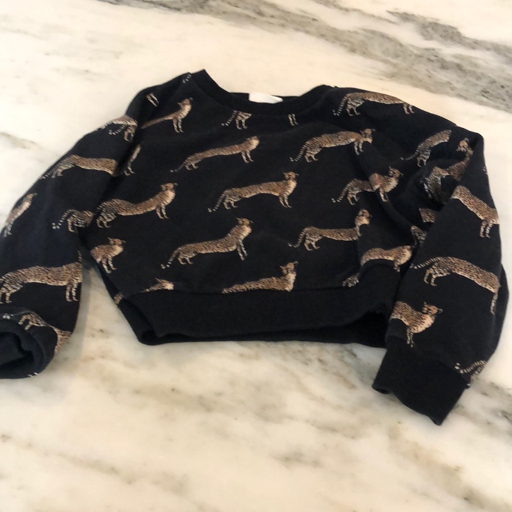 H&M animal print sweatshirt